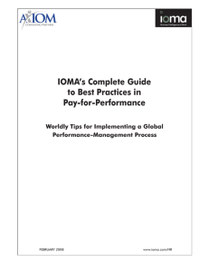 IOMA's Complete Guide to Best Practices in Pay-for