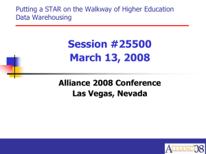 Cornell, STAR on Walkway, Alliance 2008 Presentation