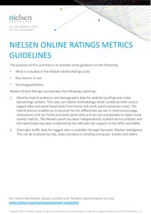 nielsen online ratings metrics guidelines