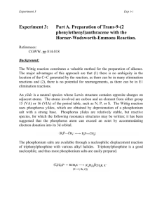 Experiment 3 - Department of Chemistry, McMaster University