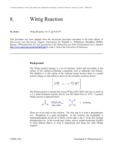 8. Wittig Reaction - Web Pages - University of Missouri