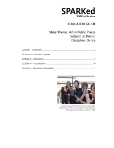 Jo Kreiter: Choreographer: Educator Guide