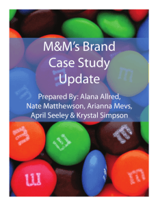 M&M's Brand Case Study Update