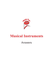 Musical Instruments - Music Fun Worksheets