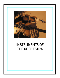 Instruments of the Orchestra - Charlotte Symphony Orchestra