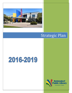 Strategic Plan - Bettendorf Public Library
