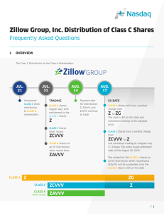 Zillow Group, Inc. Distribution of Class C Shares