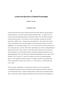 Levels and Structure of Spatial Knowledge