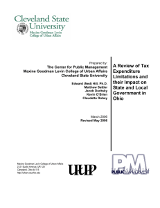 A Review of Tax Expenditure Limitations and their Impact on State