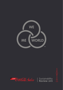2013 Coca-Cola Sabco Sustainability Review