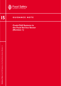 Cook-Chill Systems in the Food Service Sector (Revision 1)