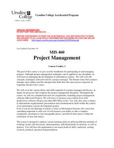 Project Management