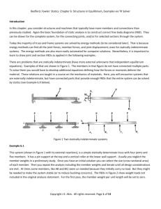 Bedford, Fowler: Statics. Chapter 6: Structures in Equilibrium