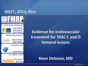 MEET, 2014, Nice Evidence for endovascular treatment for TASC C