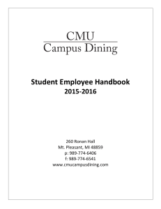 Student Employee Handbook