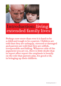 Introduction: living extended family lives