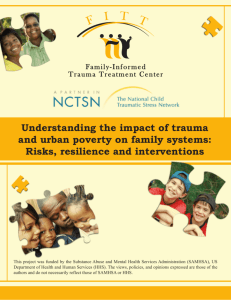 Understanding the impact of trauma and urban poverty on family