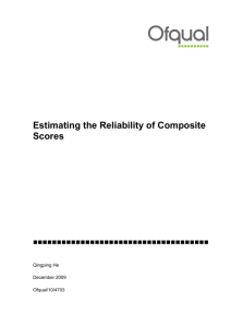 Estimating the Reliability of Composite Scores