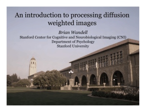 An introduction to processing diffusion weighted images