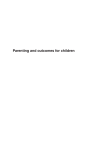 Parenting and outcomes for children