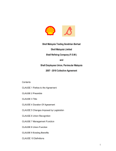 Shell Malaysia Trading Sendirian Berhad Shell Malaysia Limited