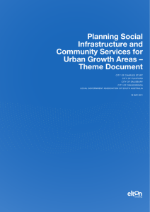 (May 2011) - Development of Social Infrastructure in Growth Corridors