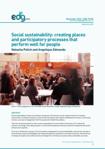 Social sustainability - Environment Design Guide