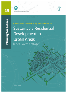 Sustainable Residential Development in Urban Areas Guidelines