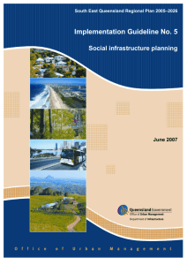 Implementation Guideline No. 5—Social Infrastructure Planning