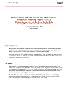 How to Better Monitor Work Floor Performance, Streamline Tracking