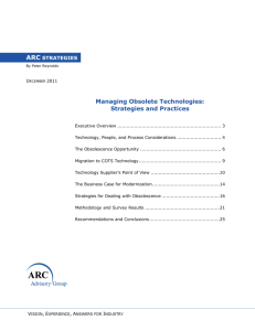 Managing Obsolete Technologies: Strategies and Practices