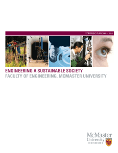 McMaster: Engineering a Sustainable Society