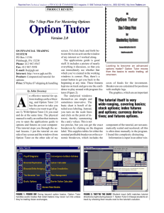 Option Tutor product review - OS Financial Trading System