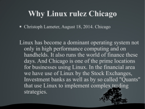Why Linux rulez Chicago