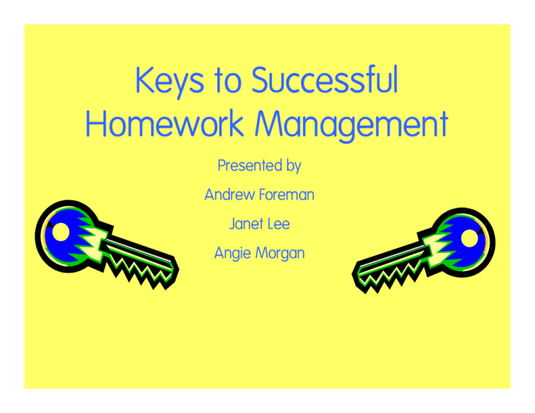 application homework management