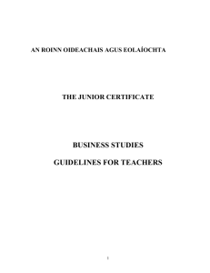 business studies guidelines for teachers