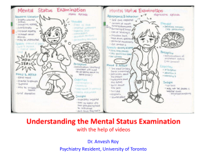 Understanding the Mental Status Examination - The Hub