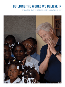 2011 - Clinton Foundation