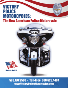 Victory Police Motorcycles Brochure