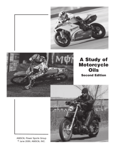 A Study of Motorcycle Oils