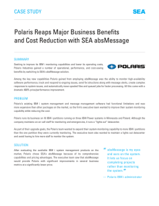 Polaris Reaps Major Business Benefits and Cost Reduction with