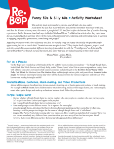 Funny 50s & Silly 60s • Activity Worksheet - RE
