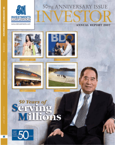 Henry Sy, Sr - SM Investments Corporation