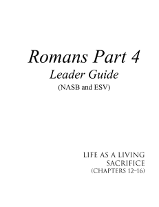 Romans Part 4