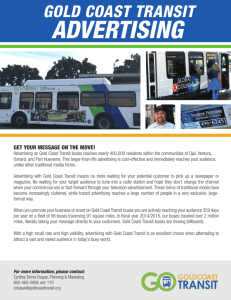 advertising - Gold Coast Transit