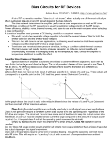 Bias Circuits for RF Devices