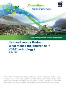 Ka-band versus Ku-band What makes the difference in VSAT