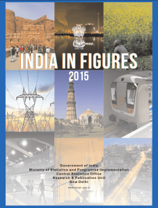 India in Figures 2015 - Ministry of Statistics and Programme