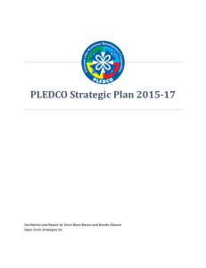 PLEDCO Strategic Plan 2015-17