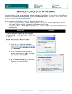 CCS Microsoft Outlook 2007 for Windows